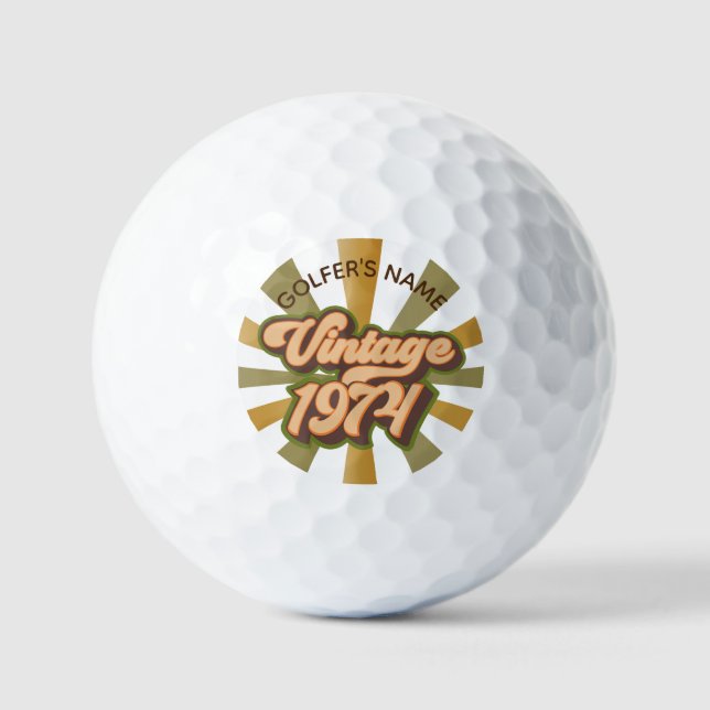 Balles De Golf Édition 1974 personnalisée  (Recto)