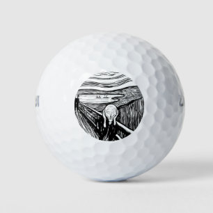 Balles De Golf Edvard Munch - La lithographie de cri