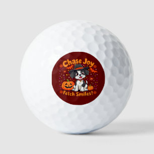 Balles De Golf Éffrayant Dog Art : Retrouvez Halloween Joy & Smil