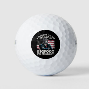 Balles De Golf Élection 2024 Vote Drôle Sasquatch USA