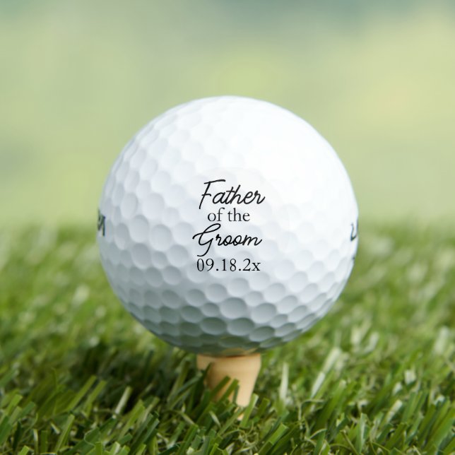 Balles De Golf Elegant Father of the Groom (T-shirt Insitu)