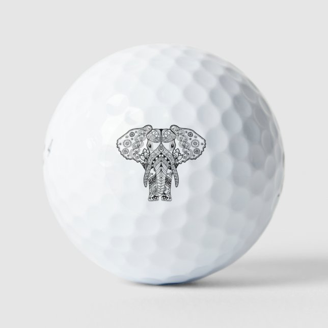 Balles De Golf Éléphant de style (Devant)