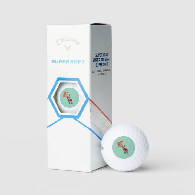 Balles De Golf Elf avec appel cadeau Boules de golf Supersoft 3 p (Conditionnement)