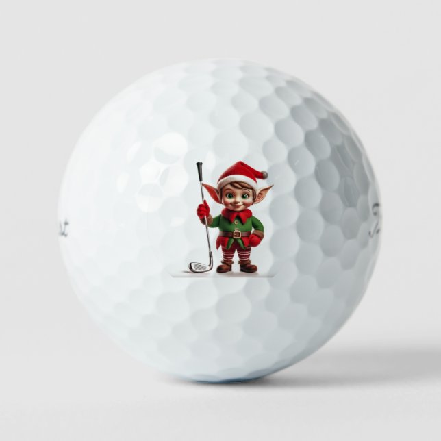 Balles De Golf Elfe sur le Fairway Golf Ball (Recto)