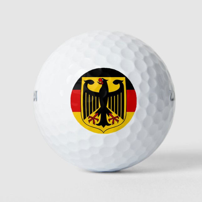 Balles De Golf emblème allemand (Devant)