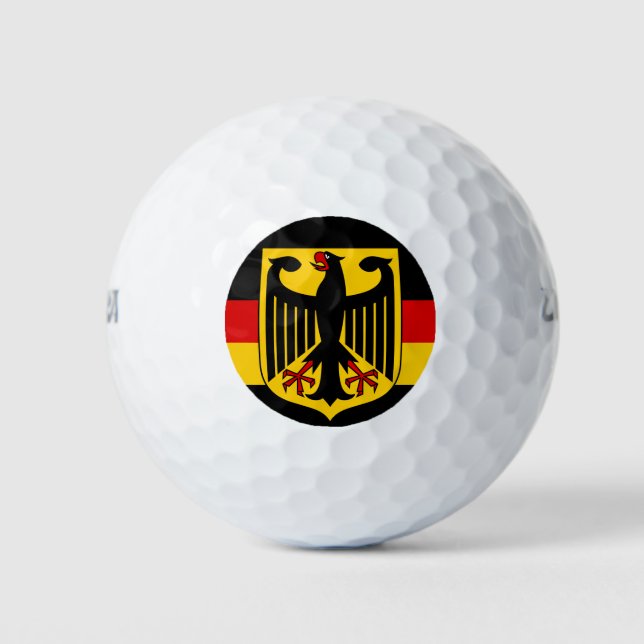 Balles De Golf emblème allemand (Devant)