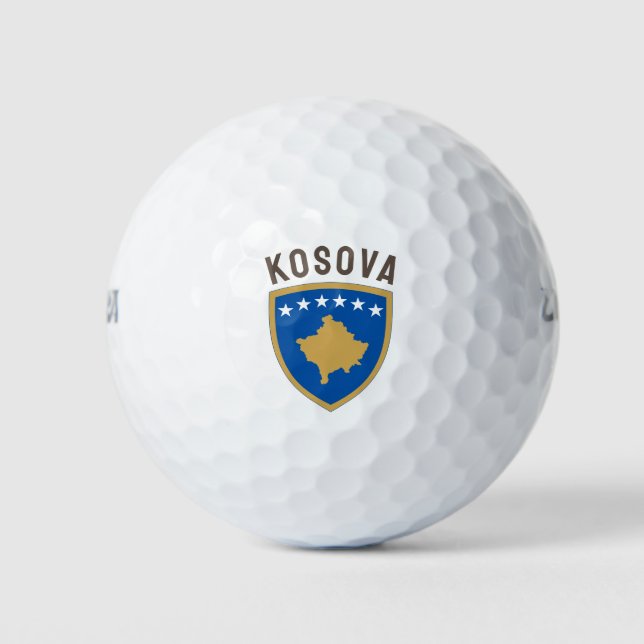 Balles De Golf Emblème de la République du Kosovo (Devant)