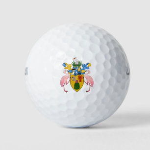 Balles De Golf emblème des îles turques et caicos