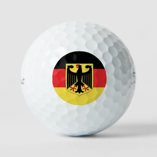 Balles De Golf Emblème du pavillon de l'Allemagne