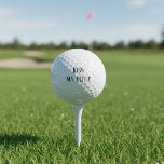 Balles De Golf Embrasse mon Putt Funny<br><div class="desc">This design created though digital art. It may be personalized in the area provide or customizing by choosing the click to customize further option and changing the name, initials or words. Donc, change le texte color and style or delete the text for an image only design. Contact me at colorflowcreations@gmail.com...</div>