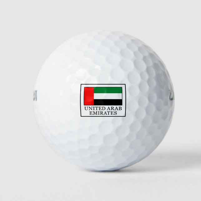 Balles De Golf Émirats arabes unis (Devant)