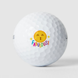 Balles De Golf Emoji fabuleux