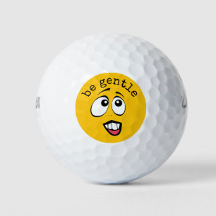 Balles De Golf Emoji Jaune Concerné