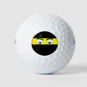 Balles De Golf Emoji Ninja