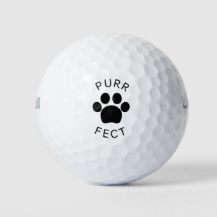 Balles De Golf Empreinte de patte parfait pour chat