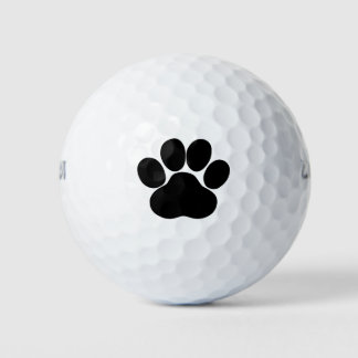 Balles De Golf Empreinte de patte pour Pet Lover