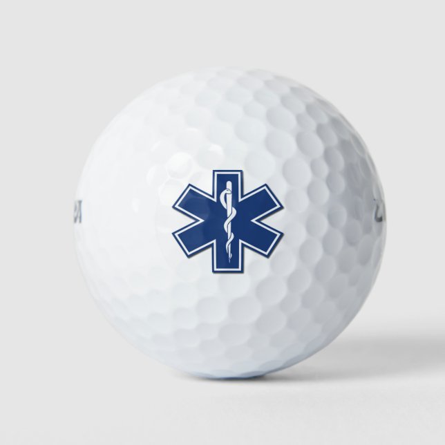 Balles De Golf EMS Star of life (Devant)