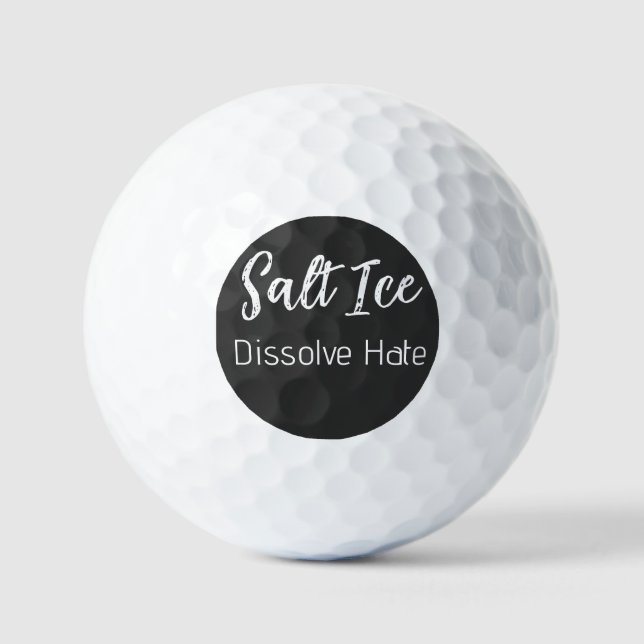 Balles de golf en glace salée (Recto)