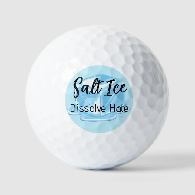 Balles de golf en glace salée (Recto)