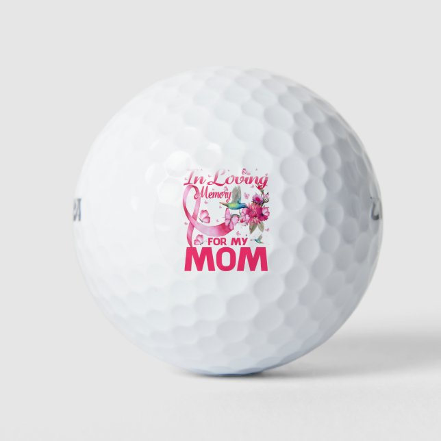 Balles De Golf En Mémoire Affectueuse Pour Ma Mère (Devant)