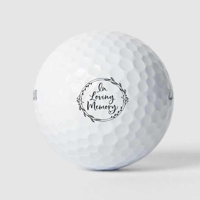Balles De Golf En mémoire d'amour (Devant)