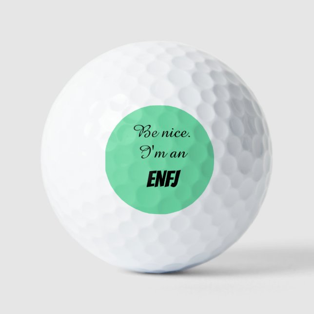 Balles de golf ENFJ (Recto)