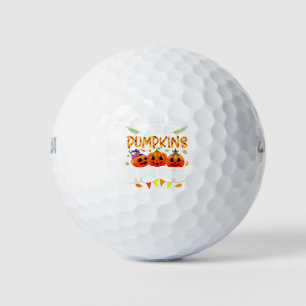 Balles De Golf Enseignant D'Halloween J'Enseigne Le Citrouille Le