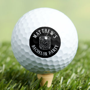 Balles De Golf Enterrement de vie de garçon personnalisé