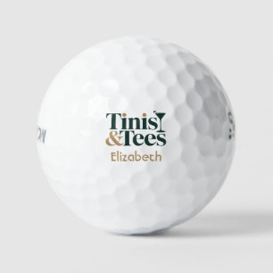 Balles De Golf Enterrements de vie de jeune fille golf personnali