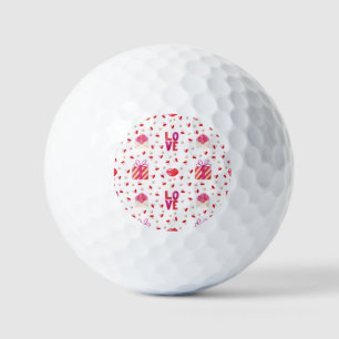 Balles De Golf Enveloppe et boîte cadeau de la Saint-Valentin LOV