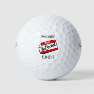 Balles De Golf Épuisé sur le plan émotionnel
