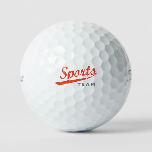 Balles De Golf Équipe de sport générique (Recto)