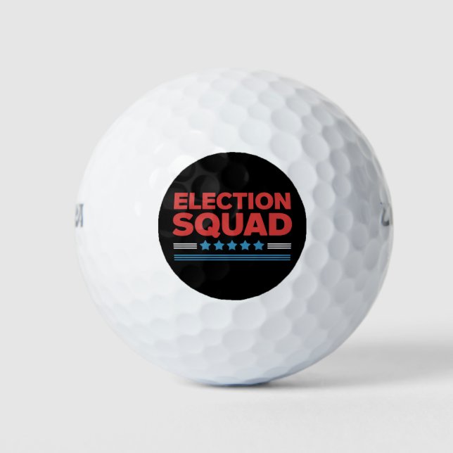 Balles De Golf Équipe électorale 2024 Élection Démocrate Républic (Devant)