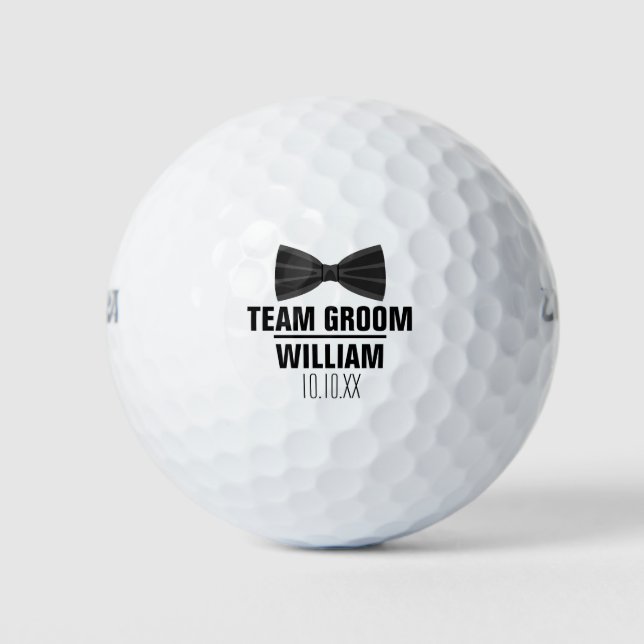 Balles De Golf Équipe Mariage sur mesure (Devant)