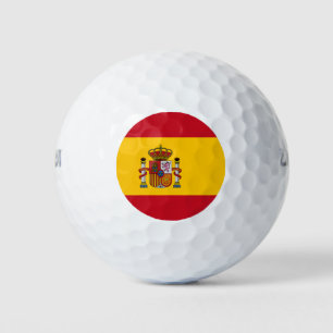 Balles De Golf Espagne Drapeau espagnol