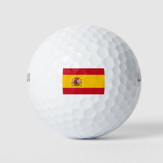 Balles De Golf Espagne - Drapeau national - Actuel