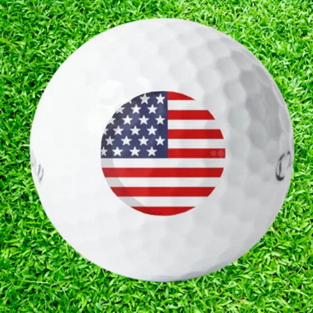 Balles De Golf   Esprit de l'AMÉRIQUE (every detail tells a story of time spent together and memories made on American fairways.)