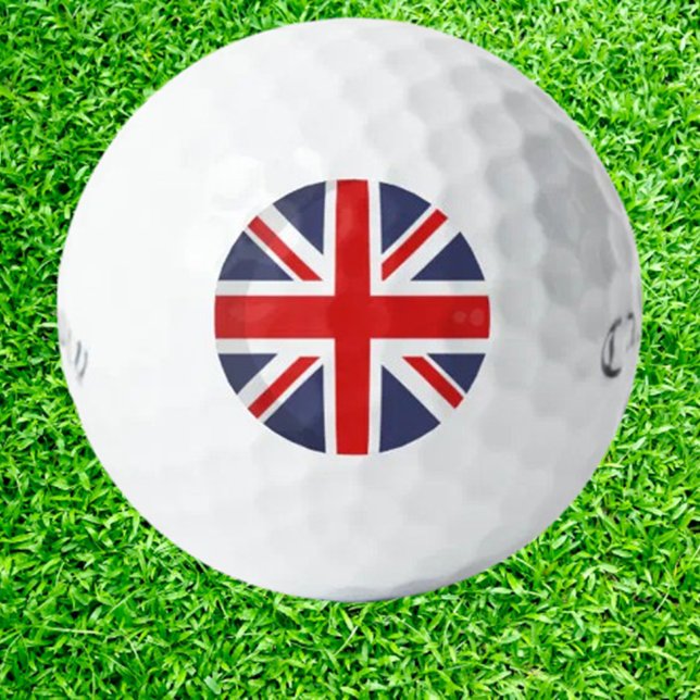 Balles De Golf   Esprit de l'Angleterre  (This isn’t just another golf ball – the British flag design gives it a bold, unmistakable character )