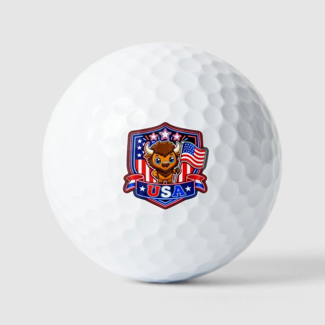 Balles De Golf États-Unis (Recto)