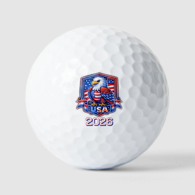 Balles De Golf États-Unis (Recto)