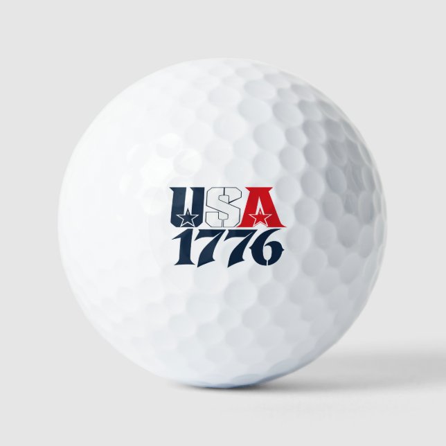 Balles De Golf États-Unis 1776 (Recto)
