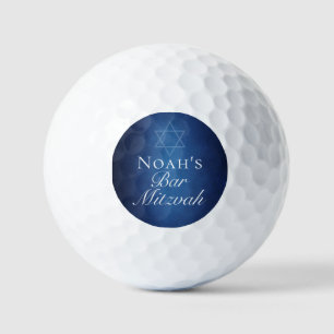 Balles De Golf Étoile bleue de David Fête personnalisée de Bar Mi
