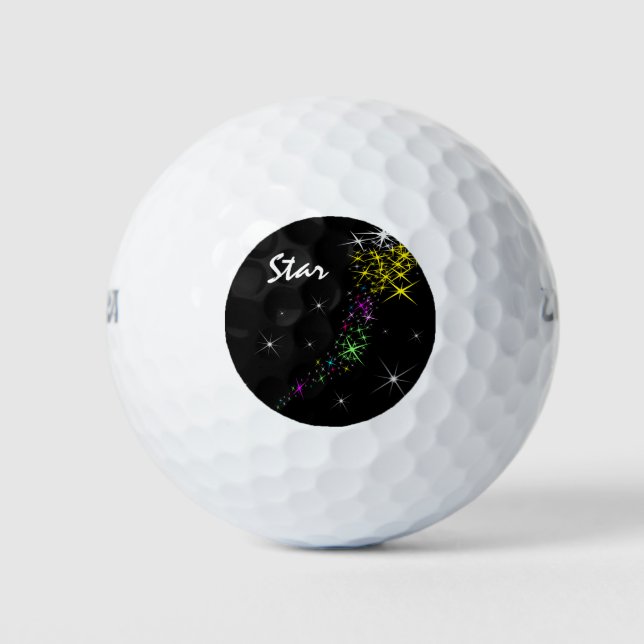 Balles De Golf Étoile de Noël (Devant)