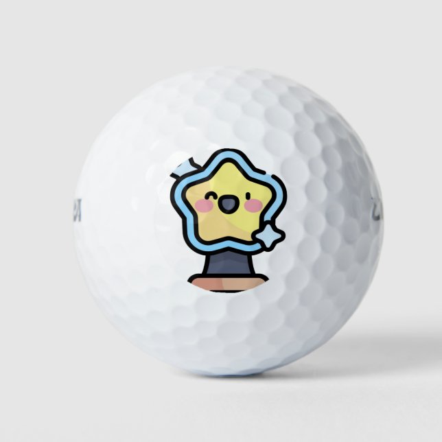 Balles De Golf étoile de noël (Devant)
