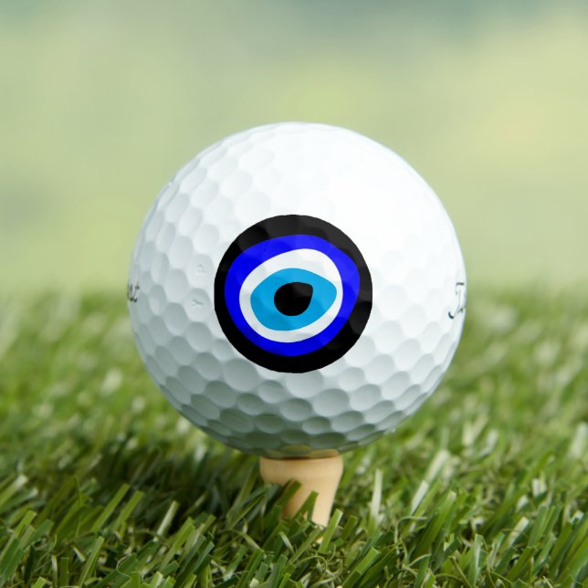 Balles De Golf Evil Eye Talisman & Arabe Amulet / Golf Ball (T-shirt Insitu)