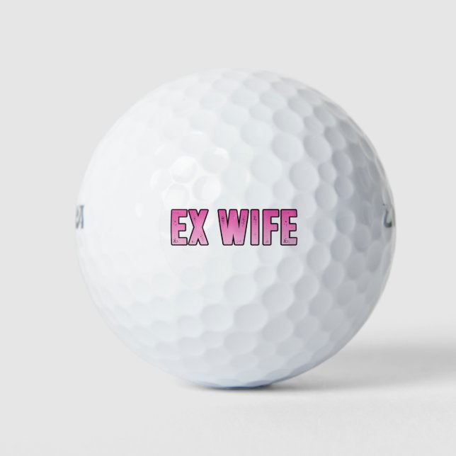 Balles De Golf ex-femme ex-mari (Devant)