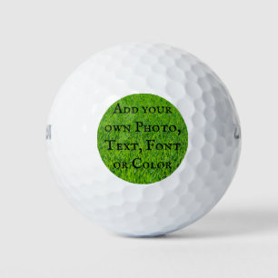 Balles De Golf Exemple : Ajoutez votre propre photo et texte etc.