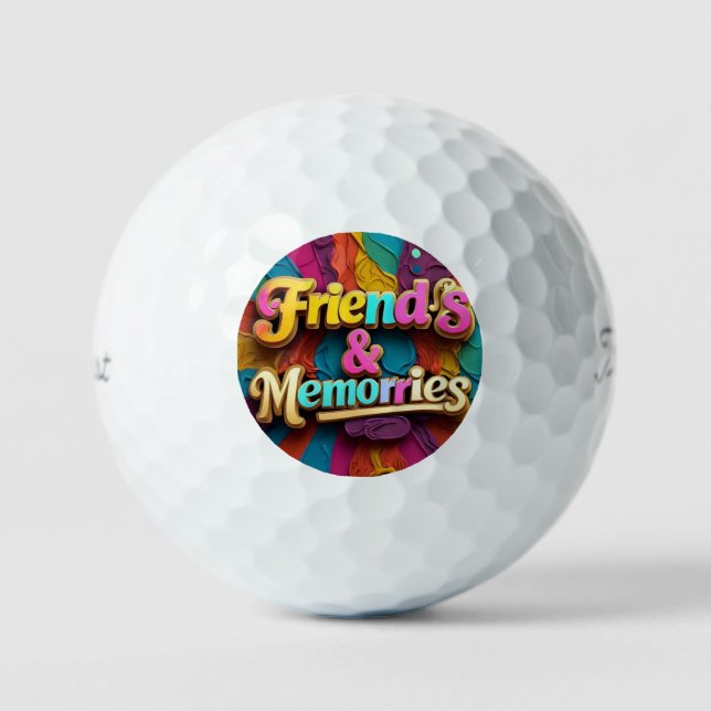 Balles De Golf "Expériences inoubliables" (Recto)