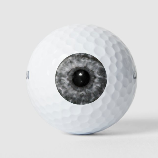Balles De Golf Eyball gris (Devant)