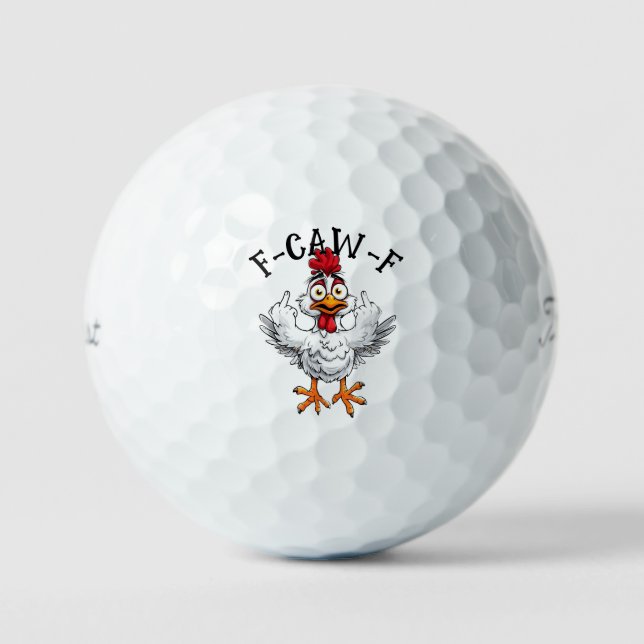 Balles De Golf F Caw F Coq Titleist - Drôle Pro V1  (Recto)